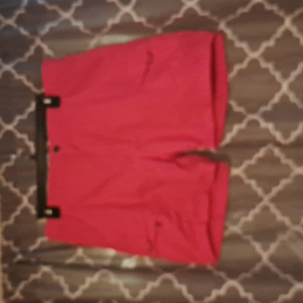 White Sierra red shorts